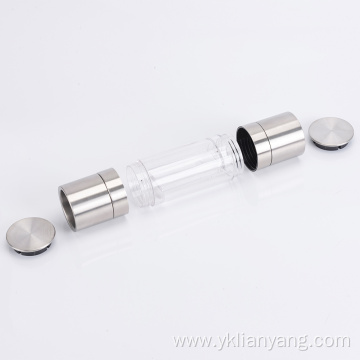 acrylic manual salt and pepper mill